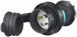 Watertight Twist-Lock Male Plug, 20A 250V, L6-20P, 4.40 Inch Height