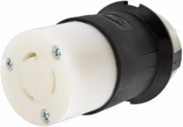 Female Connector Body, 20A 250V, 2-Pole 3-Wire Grounding