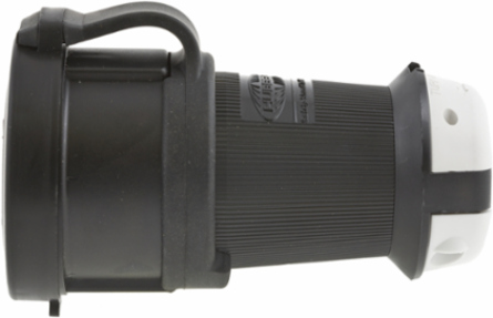 Locking Female Connector Body, 20A 250V, NEMA L6-20R, Watertight