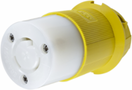 Twist-Lock Insulgrip Connector 20A 250V AC 2-Pole Corrosion Resistant