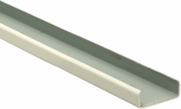 Metal Raceway Base Cover 10 Ft Ivory Single Channel Steel