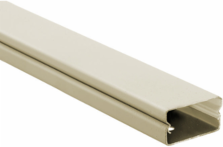 Metal Raceway, 5 Foot, Ivory, Width 1.9 Inch, NEMA 1 Rating