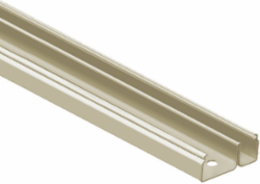 Metal Raceway 10 Foot Divided Channel, Ivory, Steel