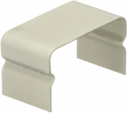 Metal Raceway Cover Clip, Ivory, 1-1/2 Inch Bend Radius, Steel