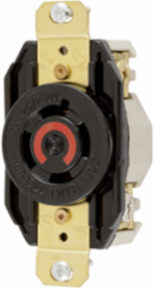 Twist-Lock Industrial Flush Receptacle 20A 125/250V 3-Pole 4-Wire
