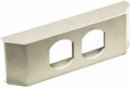 Metal Raceway Duplex 106 Frame Adapter, 6 Inch Width, Steel Material