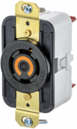 EdgeConnect Twist-Lock Receptacle 20A 125/250V L14-20R 3 Poles