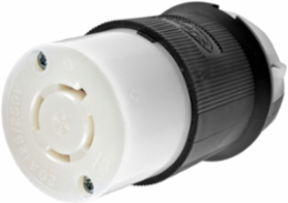 Twist-Lock® Connector Body, 20A 125/250V, 3-Pole 4-Wire, NEMA L14-20R