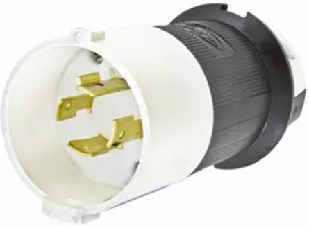 EdgeConnect™ Twist-Lock® Male Insulgrip® Plug, 20A 3-Phase 250V AC, 3-Pole 4-Wire