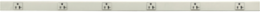 Metal PlugTrak 20A 125V 1 Circuit 6 Receptacle 3 ft Length Ivory
