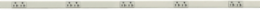 Metal PlugTrak 20A 125V 2 Circuit 5 Receptacle 5 ft Length Ivory
