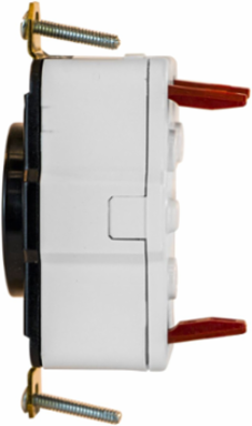 EdgeConnect Twist-Lock Receptacle 30A 125V L5-30R Black with Spring Termination