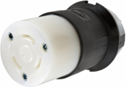 Twist-Lock Female Connector, 30A 125V, L5-30R, 2-Pole, Nylon