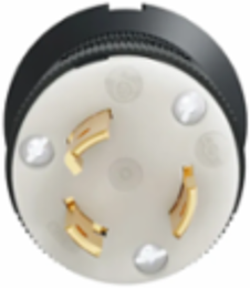 EdgeConnect™ Twist-Lock® Male Plug 30A 250V 2-Pole 3-Wire Grounding