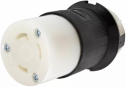 Locking Female Connector Body, 30A 250V, 2-Pole 3-Wire, EdgeConnect™