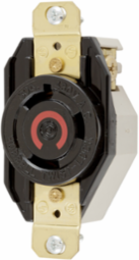 Twist-Lock® Industrial Flush Receptacle 30A 480V AC 2-Pole 3-Wire