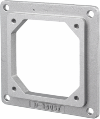Hubbellock Industrial Straight Adapter Plate for 60A Devices, 4.50 Inch x 0.41 Inch x 4.50 Inch