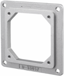 Hubbellock Industrial Straight Adapter Plate for 60A Devices, 4.50 Inch x 0.41 Inch x 4.50 Inch