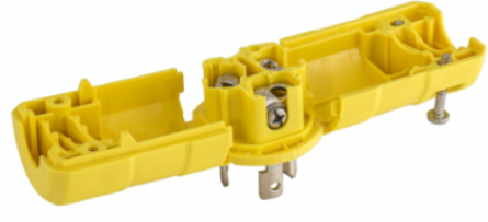 Twist-Lock® Corrosion Resistant Plug 30A 125V AC 2-Pole Yellow Nylon