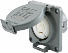 Watertight Twist-Lock Receptacle, 30A 600V, 3-Pole 4-Wire