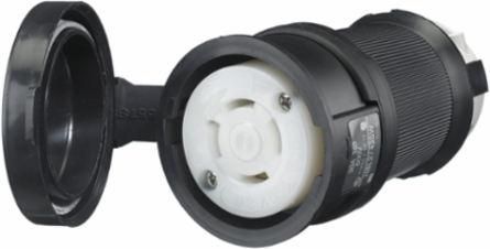 Watertight Twist-Lock Female Connector Body, 30A, 600V, 3-Pole, 4-Wire
