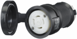 Watertight Twist-Lock Female Connector Body, 30A, 600V, 3-Pole, 4-Wire