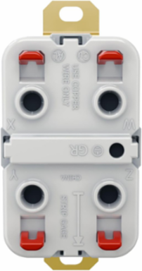EdgeConnect Twist-Lock Receptacle 30A 3P 120/208V L21-30R