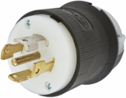Twist-Lock Insulgrip Plug 30A 4-Pole 5-Wire 120/208V AC