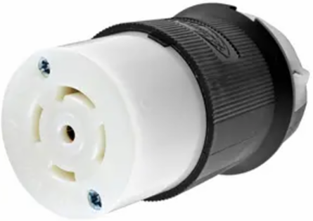 Twist-Lock Female Connector, 30A 3-Phase Wye 120/208V AC, NEMA L21-30R