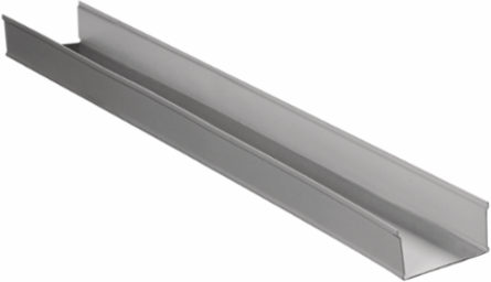 Metal Raceway 10 Foot Base Gray Steel Single Channel