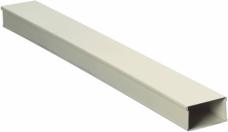 Metal Raceway Base, 10 ft Length, Steel, Ivory Color
