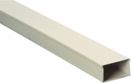 Metal Raceway Base, 10 ft Length, Steel, Ivory Color