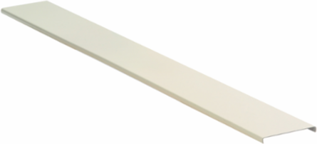 Metal Raceway 5 Foot Cover Steel Ivory Single Channel