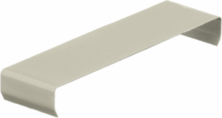 Metal Raceway Cover Clip, 3-1/2 Inch Width, Steel, Scratch Resistant Finish