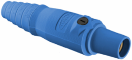 Heavy Duty Female Plug, 300A 600V AC/DC, Industrial Grade, Blue