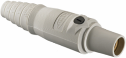 Industrial Grade Female Plug, 300A 600V AC/DC, 2.600 Inch Width, White