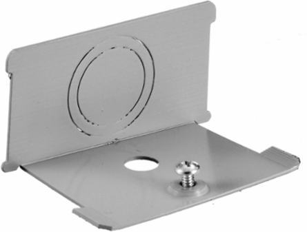 Metal Raceway End Cap, Gray, 2 Inch, Steel, For Use Up to 600V AC