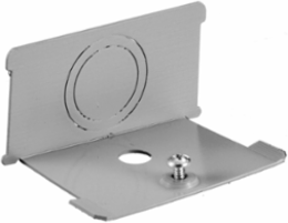 Metal Raceway End Cap, Gray, 2 Inch, Steel, For Use Up to 600V AC