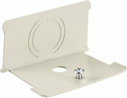 Metal Raceway End Cap 2 Inch Steel, Ivory, CSA Standard