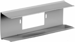 Metal Raceway Wall Box Connector, 3 Inch, Gray, Steel, 600V AC
