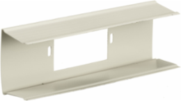 Metal Raceway Wallbox Connector, 2.800 Inch Width, Ivory Finish, 600V AC