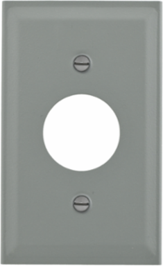 Metal Raceway Plate, 1.40 Inch Opening, 3 Inch Width, Gray