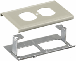 Metal Raceway Plate Duplex Opening 2.9 Inch Width