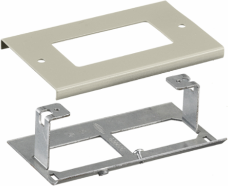Metal Raceway Plate, Receptacle Opening, 3 Inch, CSA Certified