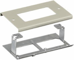 Metal Raceway Plate, Receptacle Opening, 3 Inch, CSA Certified