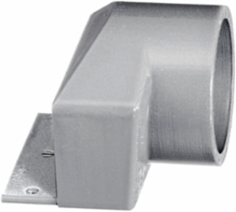 Metal Raceway Conduit Connector, 3.3 Inch, Steel, Gray