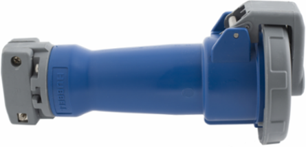 Watertight IEC Pin and Sleeve Connector Body 100A 250V AC, 2-Pole 3-Wire Grounding