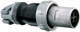 Heavy Duty Insulgrip Watertight Plug, 100A 600V AC, 2-Pole 3-Wire