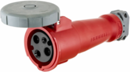 Heavy Duty Watertight IEC Connector, 20A 480V AC, 2-Pole 3-Wire