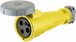 60A Watertight IEC Pin & Sleeve Female Connector Body, 125VAC